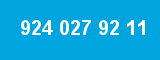 924 027 92 11